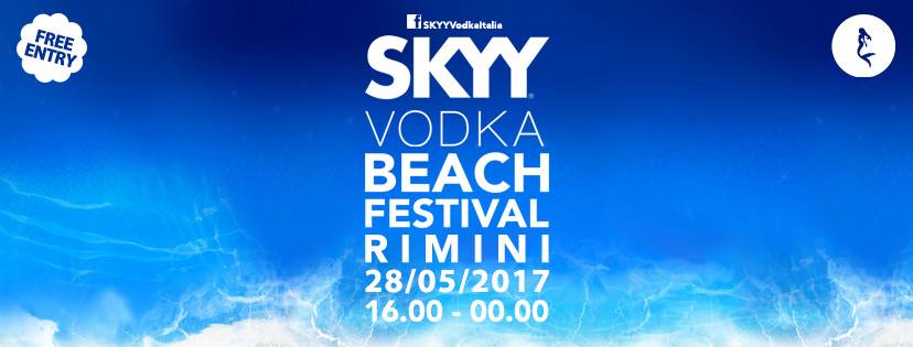 skyy vodka beach Rimini 28 maggio 2017