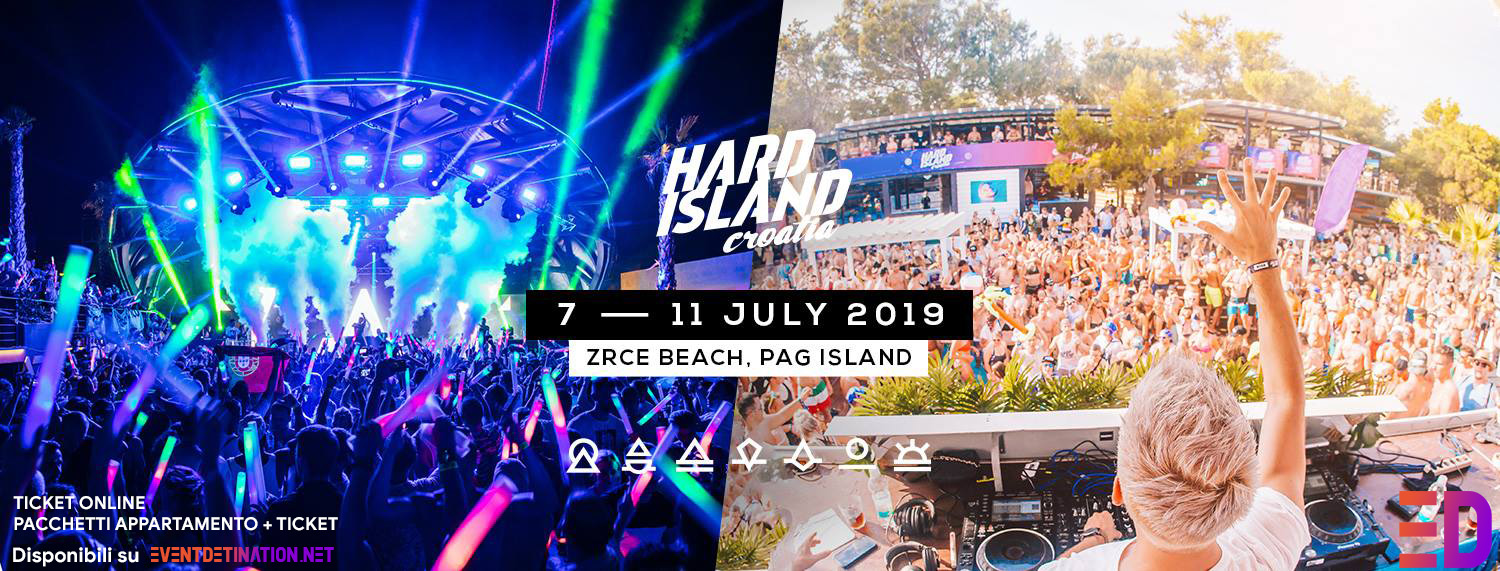 HARD ISLAND 2019 TICKET PACCHETTI