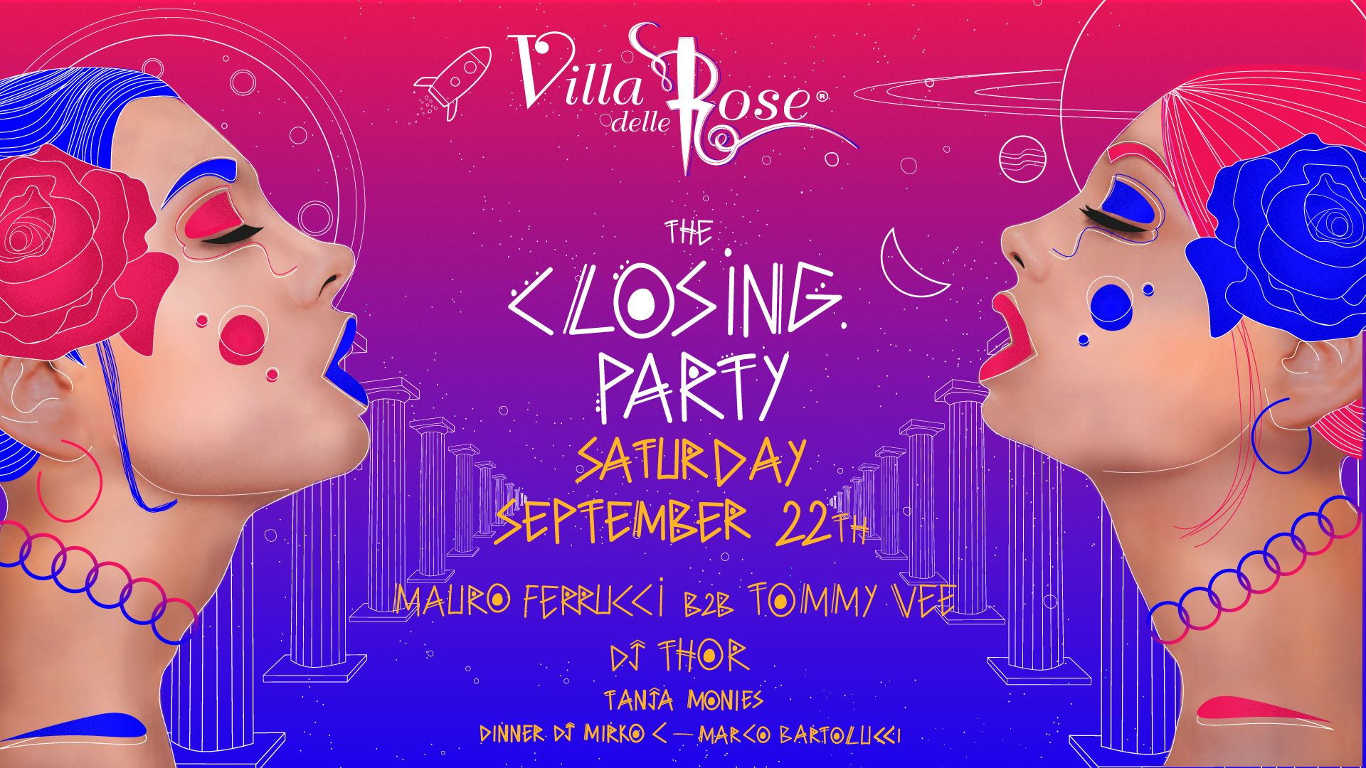 villa delle rose closing party 22 settembre 2018