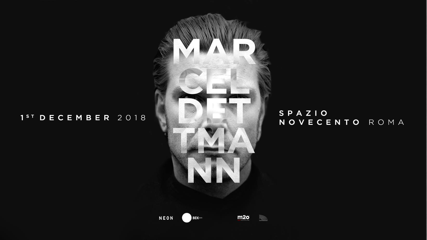 marcel dettmann spazio novecento roma 01 dicembre 2018