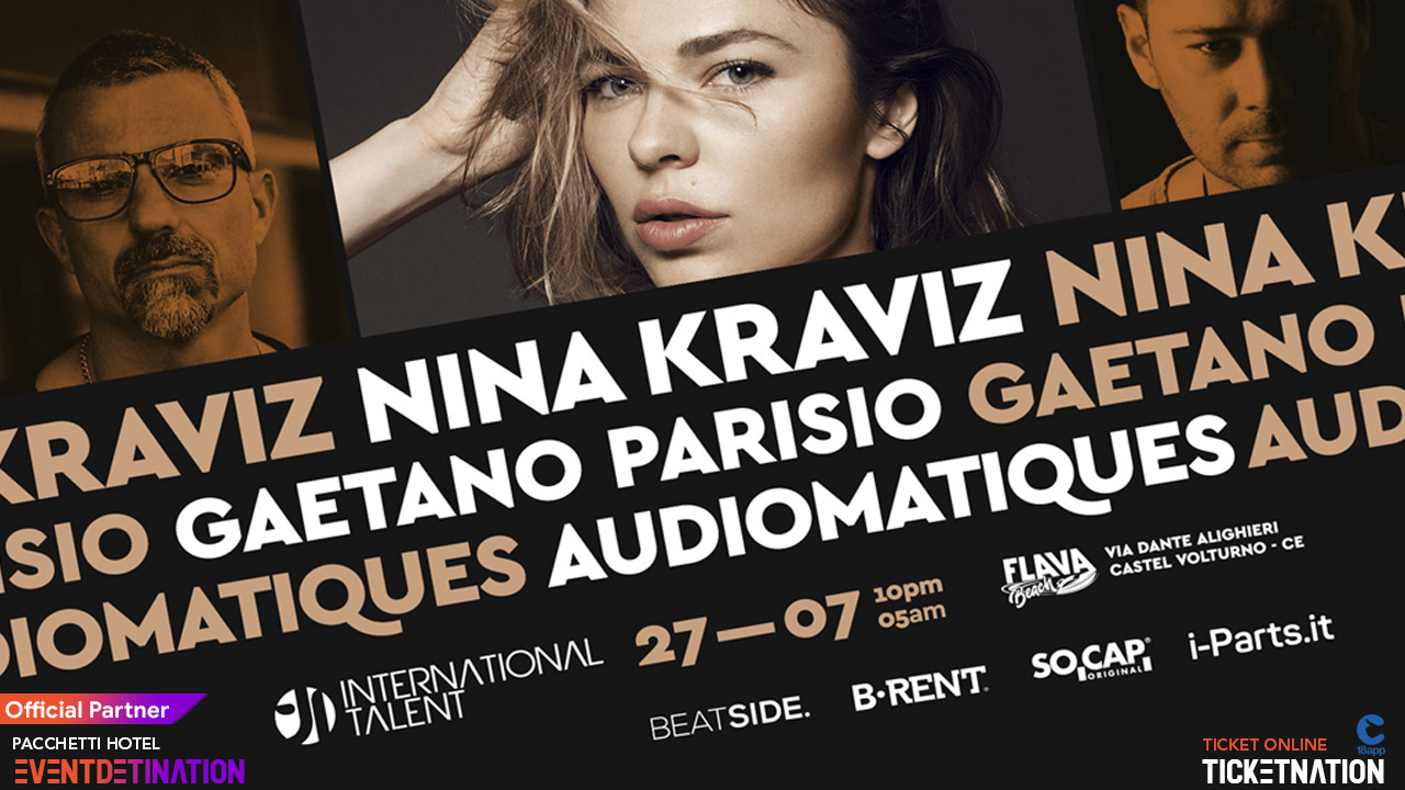 nina kraviz napoli flava beach 27 07 2019