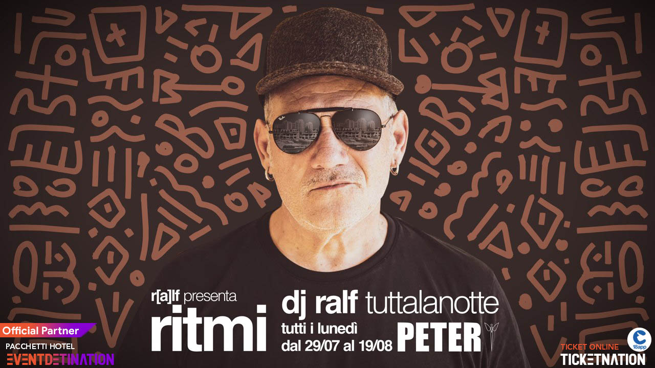 dj ralf ritmi peter pan riccione 2019