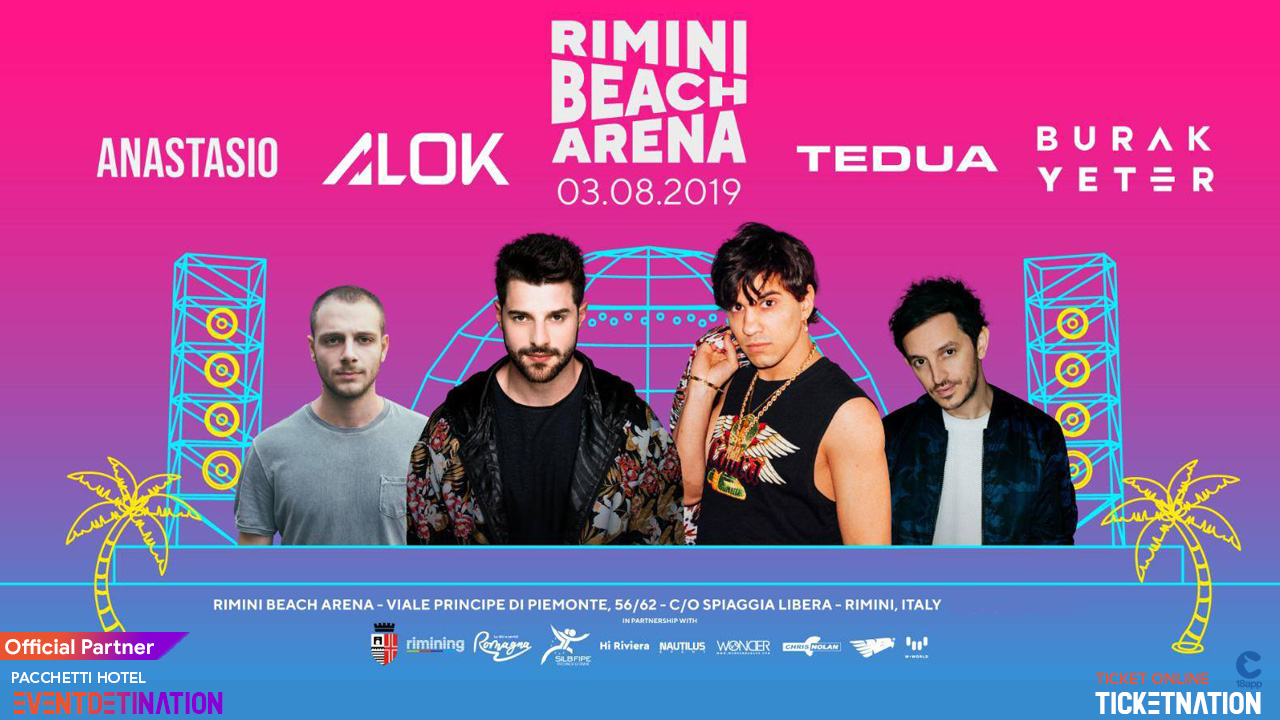 tedua rimini beach arena 03 agosto 2019