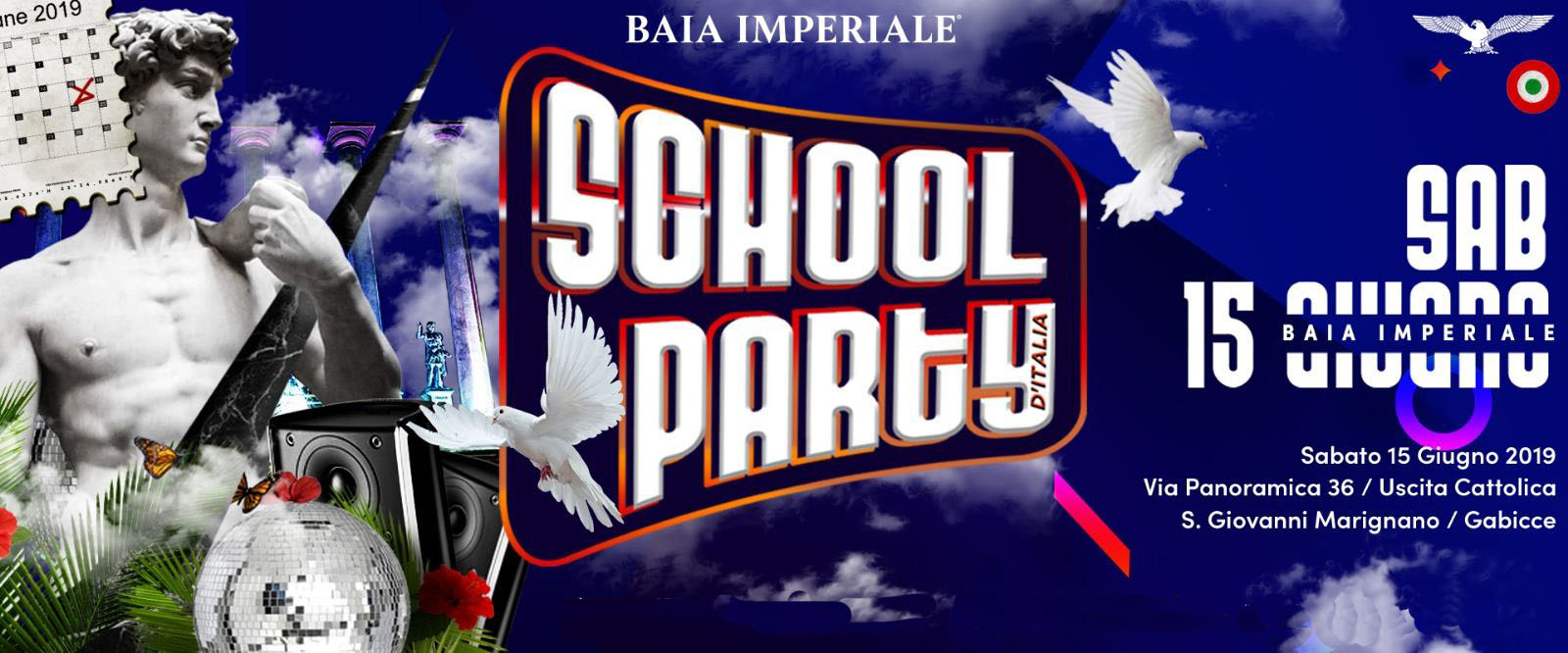 baia imperiale 15 giugno 2019 school party