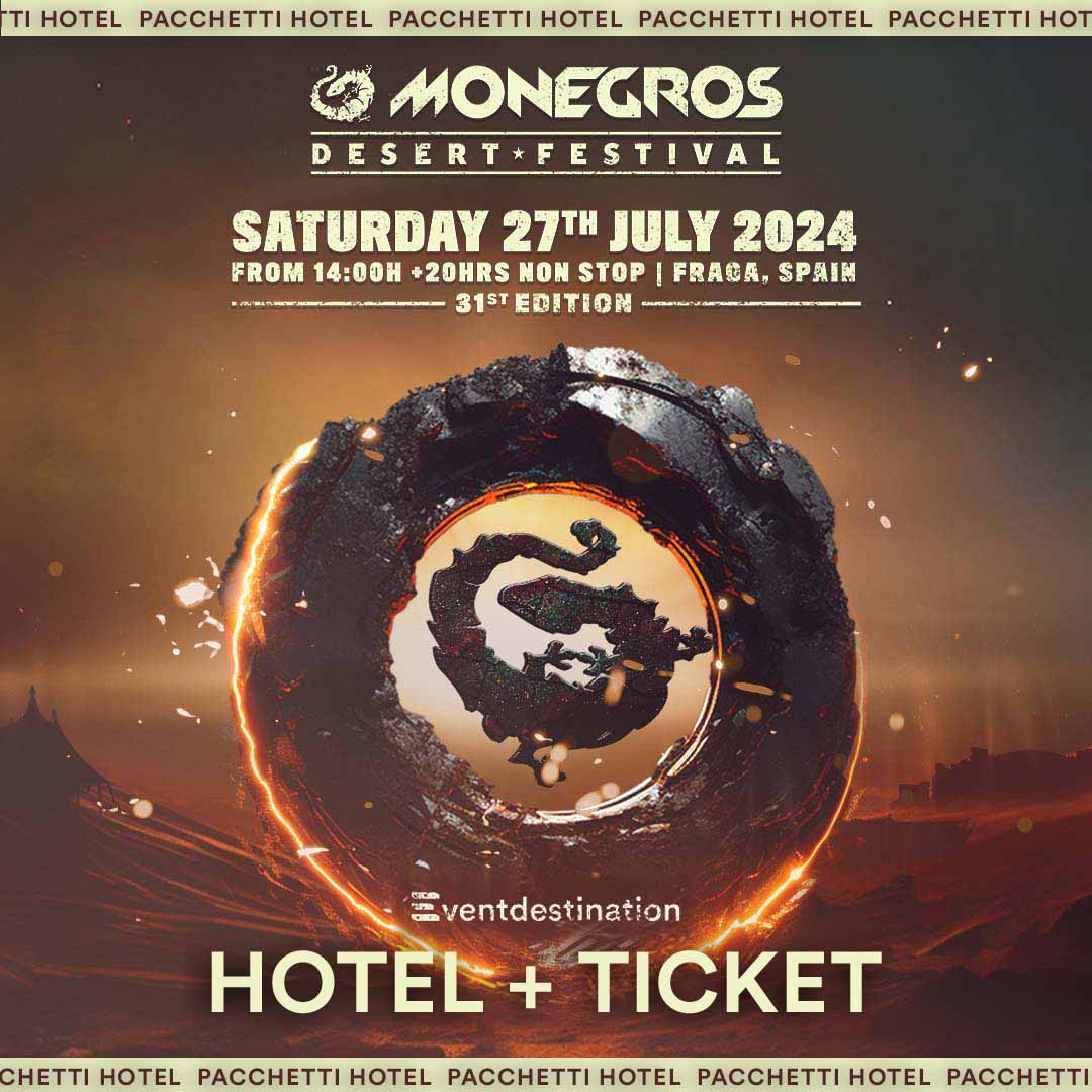 Monegros Desert Festival 2024 Pacchetti Hotel + Ticket
