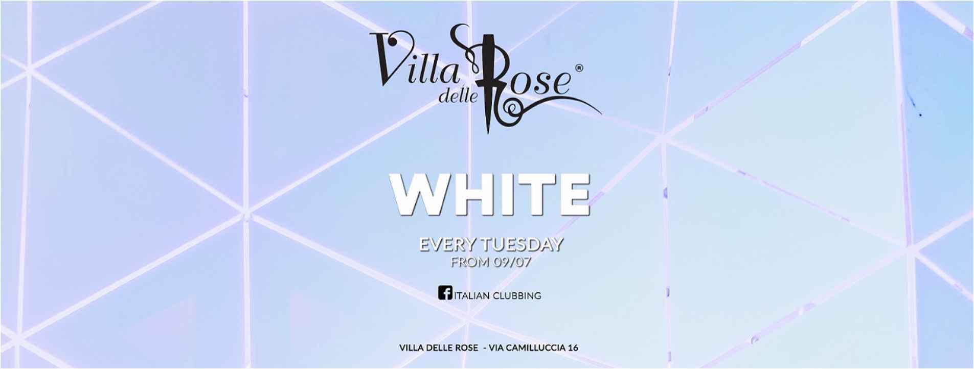 white party villa delle rose martedì 21 luglio