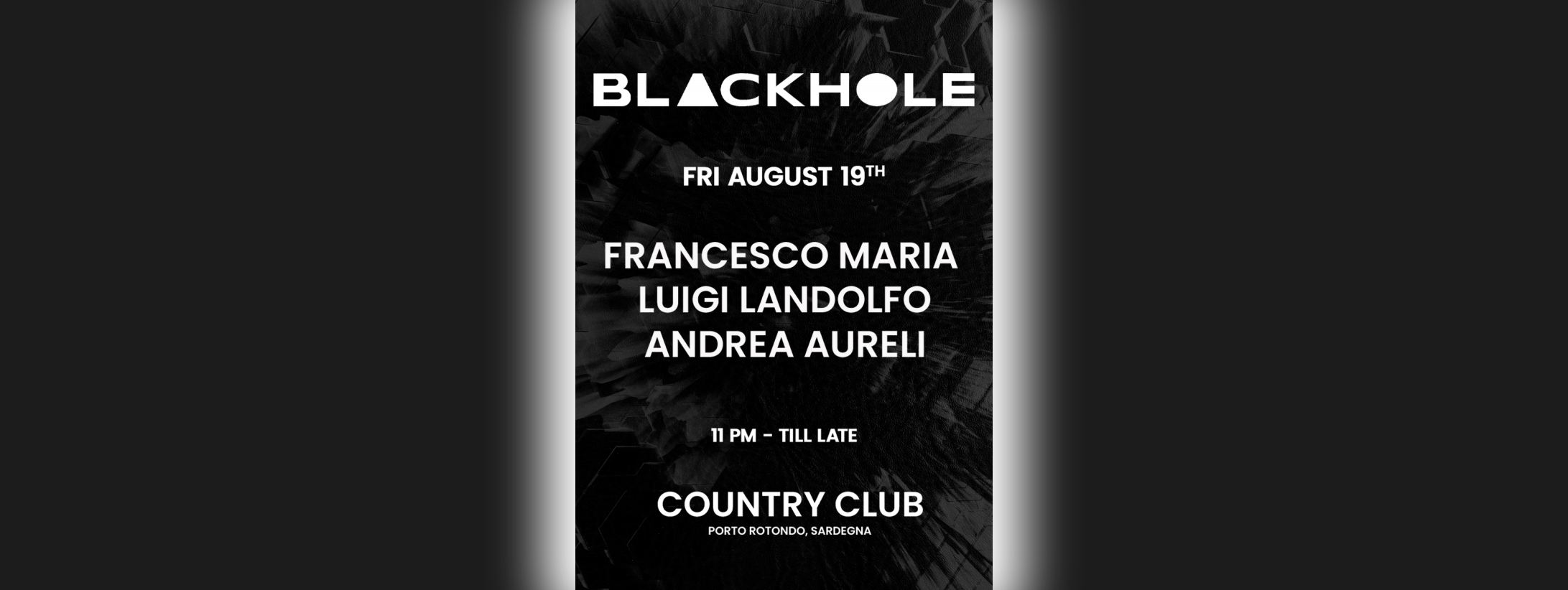 Black Hole @ Country Club 19 Ago 2022
