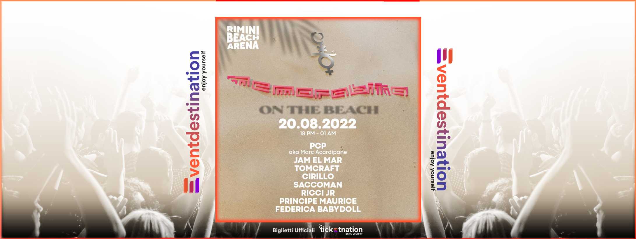 Memo @ Rimini beach arena & cocorico ago 2022